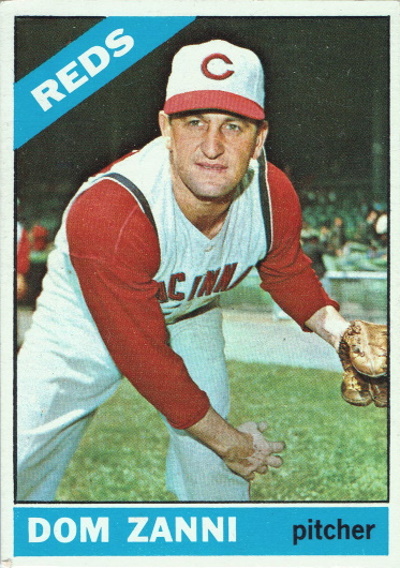 dom zanni, 1966 topps #233, Reds