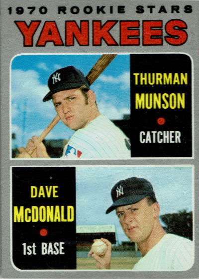 thurman munson 1970 topps #189