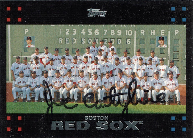 Joe Castiglione Red Sox Team Card