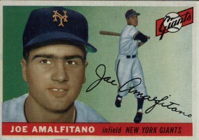 Amalfitano Joe Topps 1955 144 Front small